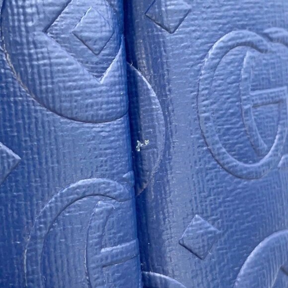 GUCCI Double G Backpack Children's PVC Navy 271327 - Picture 4 of 10